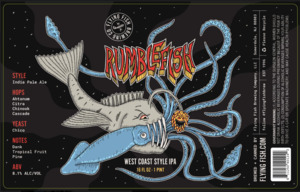 Flying Fish Brewing Co. Rumblefish West Coast Style IPA March 2022