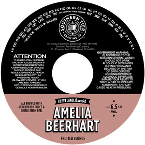 Southern Tier Brewing Company Amelia Beerhart