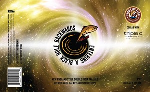 Fiddlin' Fish Brewing Company Entering A Black Hole Backwards New England Style Double India Pale Ale