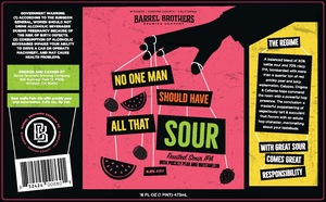 No One Man Should Have All That Sour Sour India Pale Ale With Prickly Pear And Watermelon