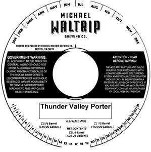 Michael Waltrip Brewing Co. Thunder Valley Porter