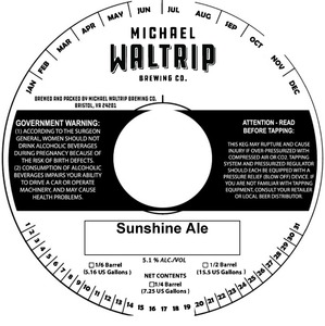 Michael Waltrip Brewing Co. Sunshine Ale
