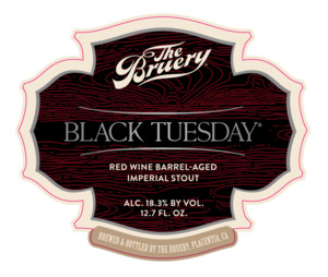 The Bruery Black Tuesday Red Wine Barrel-aged Imperial Stout