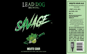 Lead Dog Brewing Savage - Mojito Sour