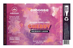 Caboose Brewing Company Bourbon Barrel Aged Cherry Maibock Lager March 2022