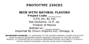Crown Imports LLC Prototype 22sc03
