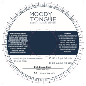 Moody Tongue Irish Cream Stout
