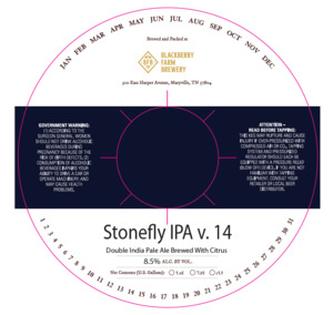 Blackberry Farm Brewery Stonefly March 2022