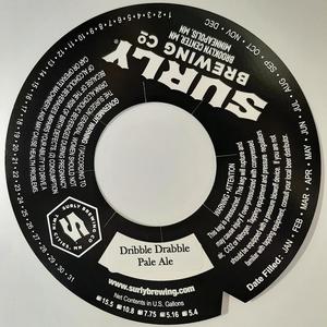 Dribble Drabble Pale Ale March 2022