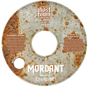 Ghost Town Brewing Mordant
