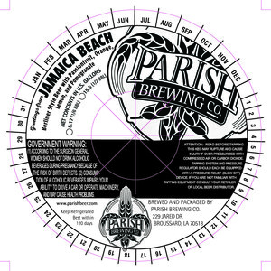 Parish Brewing Co. Greetings From Jamaica Beach