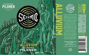 Seismic Brewing Co. Alluvium California Pilsner March 2022