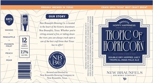 New Braunfels Brewing Company Tropic Of Hopricorn April 2022