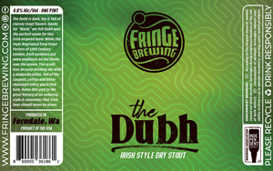 Fringe Brewing The Dubh March 2022