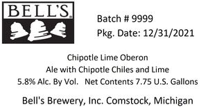 Bell's Chipotle Lime Oberon March 2022
