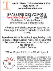 Brasserie Des Voirons Fond De Culotte