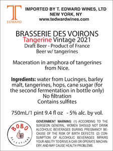 Brasserie Des Voirons Tangerine March 2022