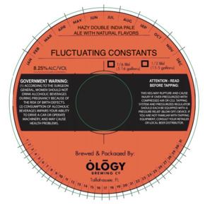 Ology Brewing Co. Fluctuating Constants March 2022