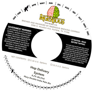 Ingenious Brewing Co. Hop Delivery System