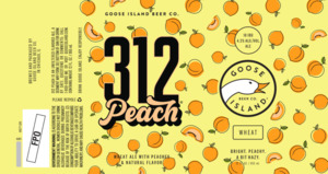 Goose Island Beer Co. 312 Peach