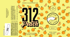 Goose Island Beer Co. 312 Peach March 2022