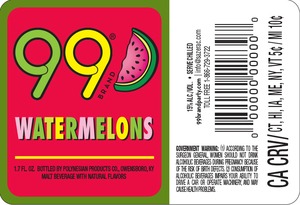 99 Brand Watermelons March 2022