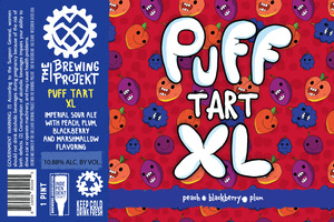 The Brewing Projekt Puff Tart Xl - Peach, Plum, Blackberry March 2022