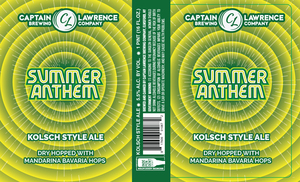 Captain Lawrence Brewing Co Summer Anthem March 2022