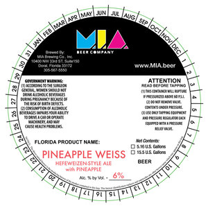 Pineapple Weiss March 2022