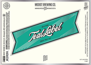 Modist Brewing Co Teal Label India Pale Ale March 2022