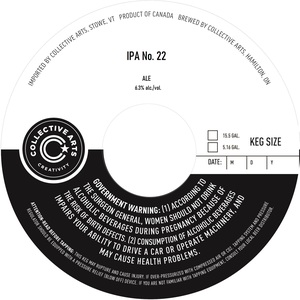 Collective Arts IPA No. 22