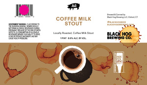 Black Hog Coffee Milk Stout March 2022