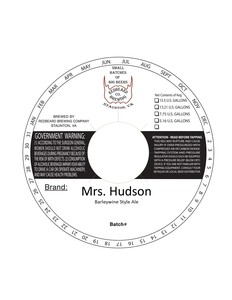 Mrs. Hudson Barleywine Style Ale