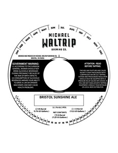 Michael Waltrip Brewing Co. Bristol Sunshine Ale