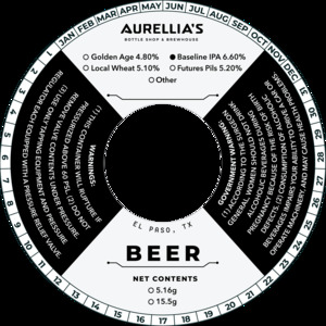 Aurellia's Baseline IPA March 2022