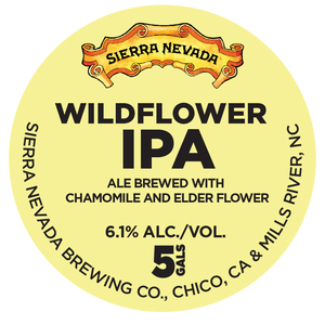 Sierra Nevada Wildflower IPA March 2022