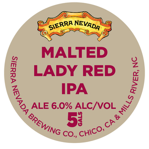 Sierra Nevada Malted Lady Red IPA March 2022