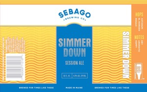 Sebago Brewing Co Simmer Down