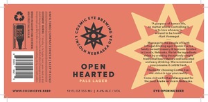 Open Hearted Pale Lager