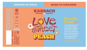 Karbach Brewing Company Love Street Peach March 2022