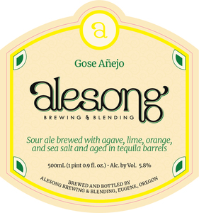 Alesong Brewing & Blending Gose AÑejo March 2022