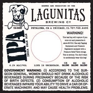The Lagunitas Brewing Co IPA March 2022