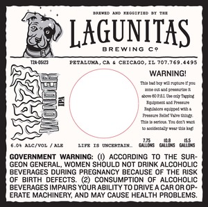 The Lagunitas Brewing Co Hazy Wonder March 2022