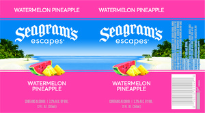 Seagram's Escapes Watermelon Pineapple March 2022