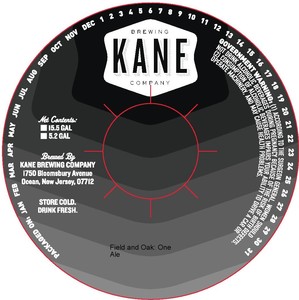 Kane Brewing Company Field And Oak - One March 2022