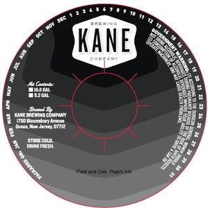 Kane Brewing Company Field And Oak: Peach