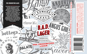 Edward Teach Beer Co B.a.d. Lager