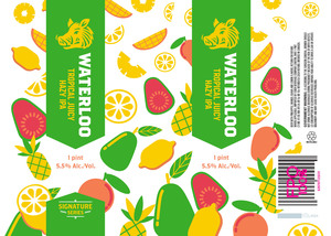 Waterloo Tropical Juicy Hazy IPA April 2022