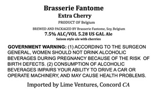 Brasserie Fantome Extra Cherry