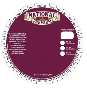 National Premium Pale Dry Beer